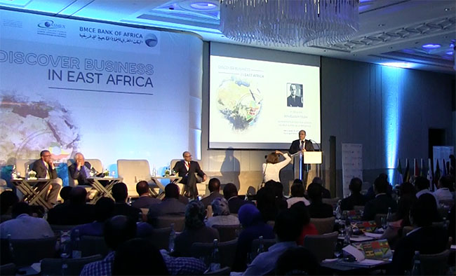 Vue de la conférence organisée le 23 mai 2016 à Casablanca sur l'investissement en Afrique de l'est.