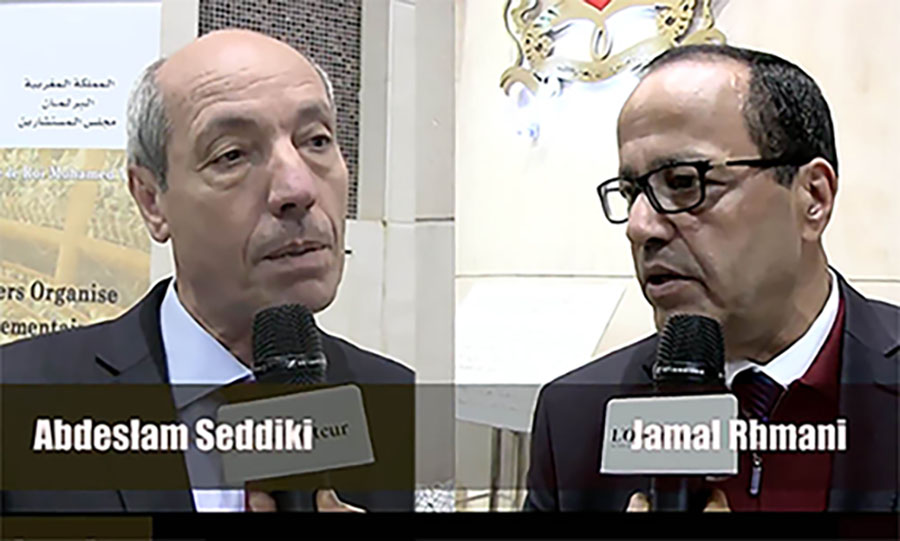 Les ministres Abdeslam Seddiki et Jamal Rhmani