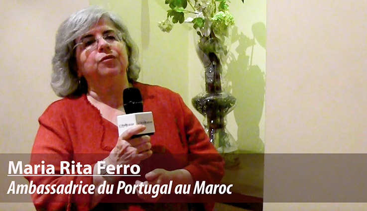 L'ambassadrice du Portugal Maria Rita Ferro.