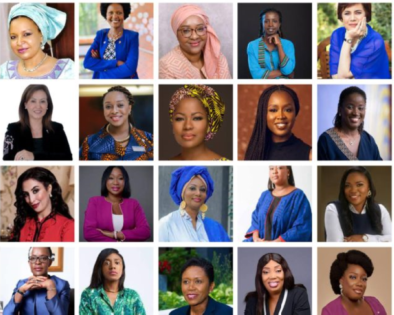 Portraits d'Africaines du Top 100 des femmes les plus influentes d