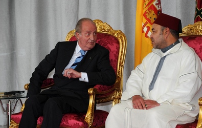 Les rois Juan Carlos et Mohammed VI