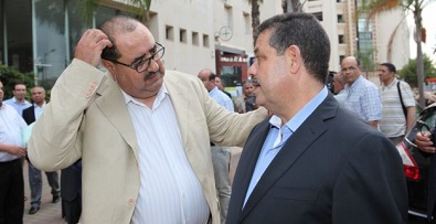 Driss Lachgar et Hamid Chabat