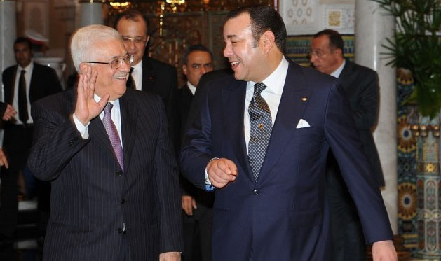 Le Roi Mohammed VI et le Président palestinien Mahmoud Abbas