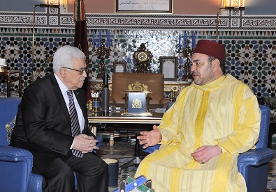Ph. Archives - Le Roi Mohammed VI et le Président palestinien Mahmoud Abbas