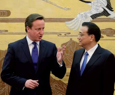 David Cameron et Li Keqiang