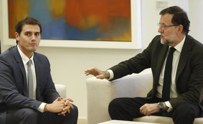 Mariano Rajoy et Albert Rivera