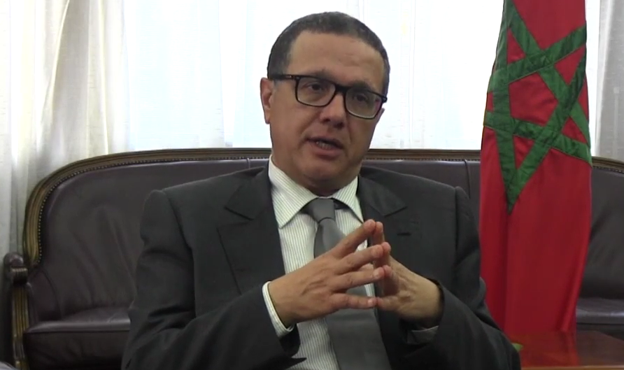 Mohamed Boussaïd, ministre de l'Economie et des finances. 