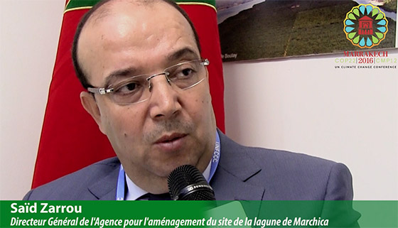 Saïd Zarrou, Directeur Général de l'Agence pour l'aménagement du site de la lagune de Marchica