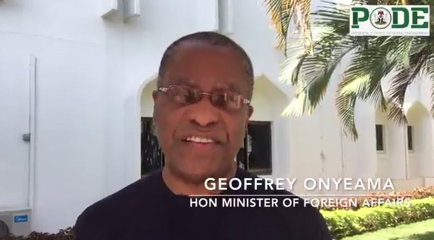 Le ministre des Affaires étrangères nigérian, Geoffrey Onyeama