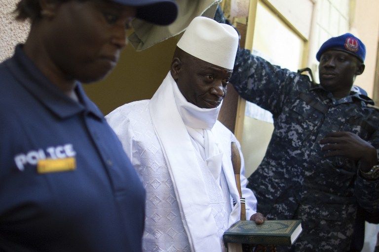 Yahya Jammeh, le président sortant