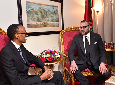 Le Roi MohammedVI et le Président Paul Kagame