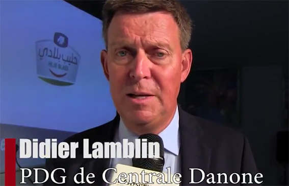 Didier Lambin, PDG de Centrale Danone.