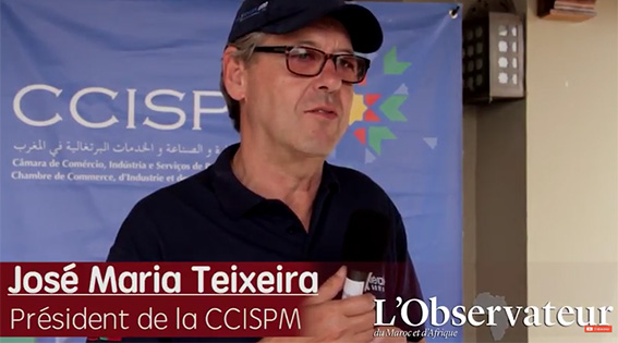 José Maria Teixeira, président la Chambre de commerce, d'industrie et des services du Portugal au Maroc (CCISPM) 