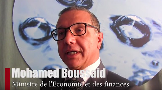 Mohamed Boussaid, ministre de l'Économie et des finances.