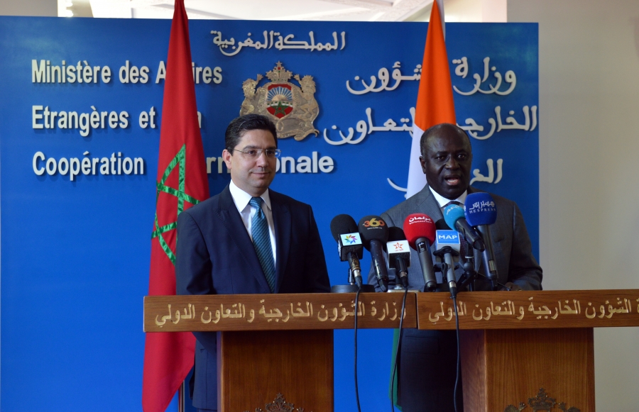 Nasser Bourita et Marcel AmonTanoh