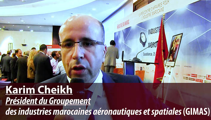 Karim Cheikh, président du Groupement des industries marocaines aéronautiques et spatiales (GIMAS)