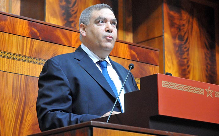 Le ministre de l'intérieur Abdelouafi Laftit.