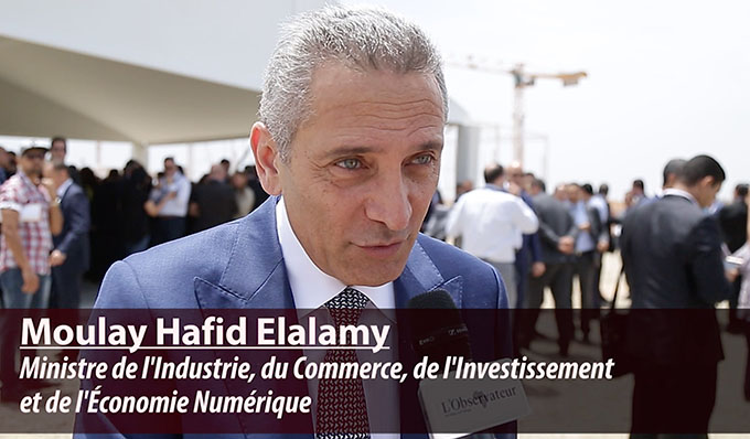 Moulay Hafid Elalamy, ministre de l'Industrie, du Commerce, de l'Investissement et de l'Économie Numérique
