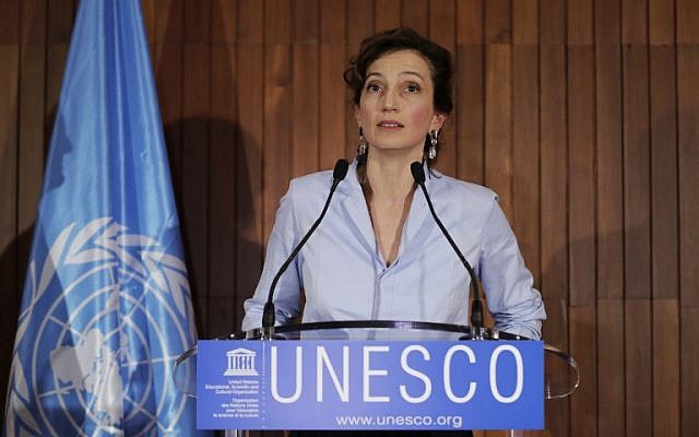 Audrey Azoulay, DG de l'UNESCO