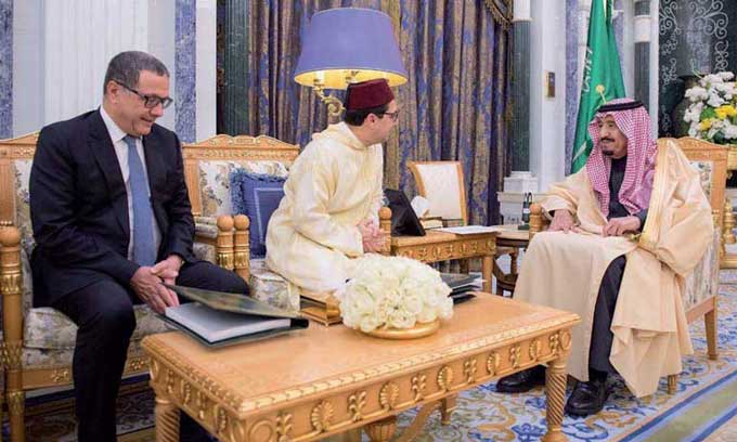 Nasser Bourita et Mohamed Boussaid, respectivement ministre des Affaires étrangères et de la Coopération internationale et ministre de l'Economie et des Finances ont remis un message écrit du Roi Mohammed VI au Souverain saoudien.