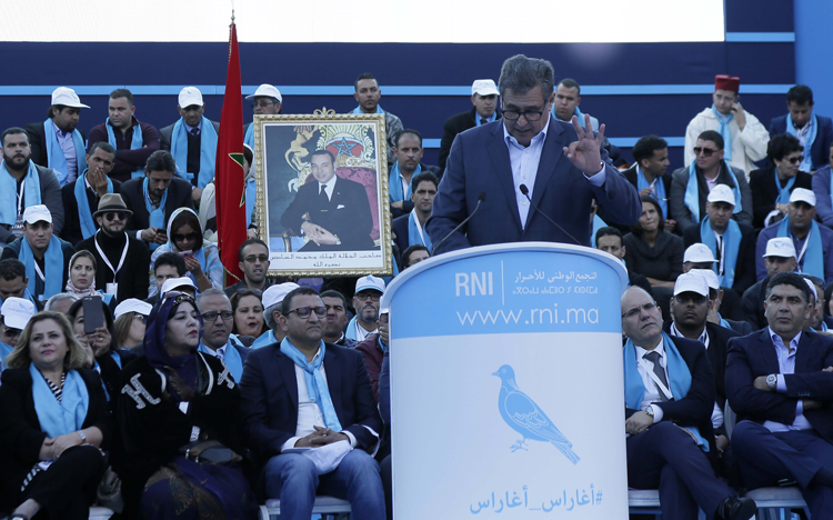 Le président du RNI, Aziz Akhannouch 
