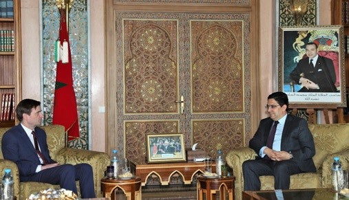 Le ministre des Affaires étrangères et de la Coopération internationale, M. Nasser Bourita, a reçu lundi (08/04/2019) à Rabat, le sous-secrétaire dÉtat américain aux affaires politiques, M. David Hale.