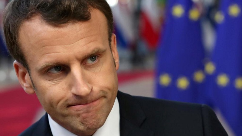 Le Président français, Emmanuel Macron.
