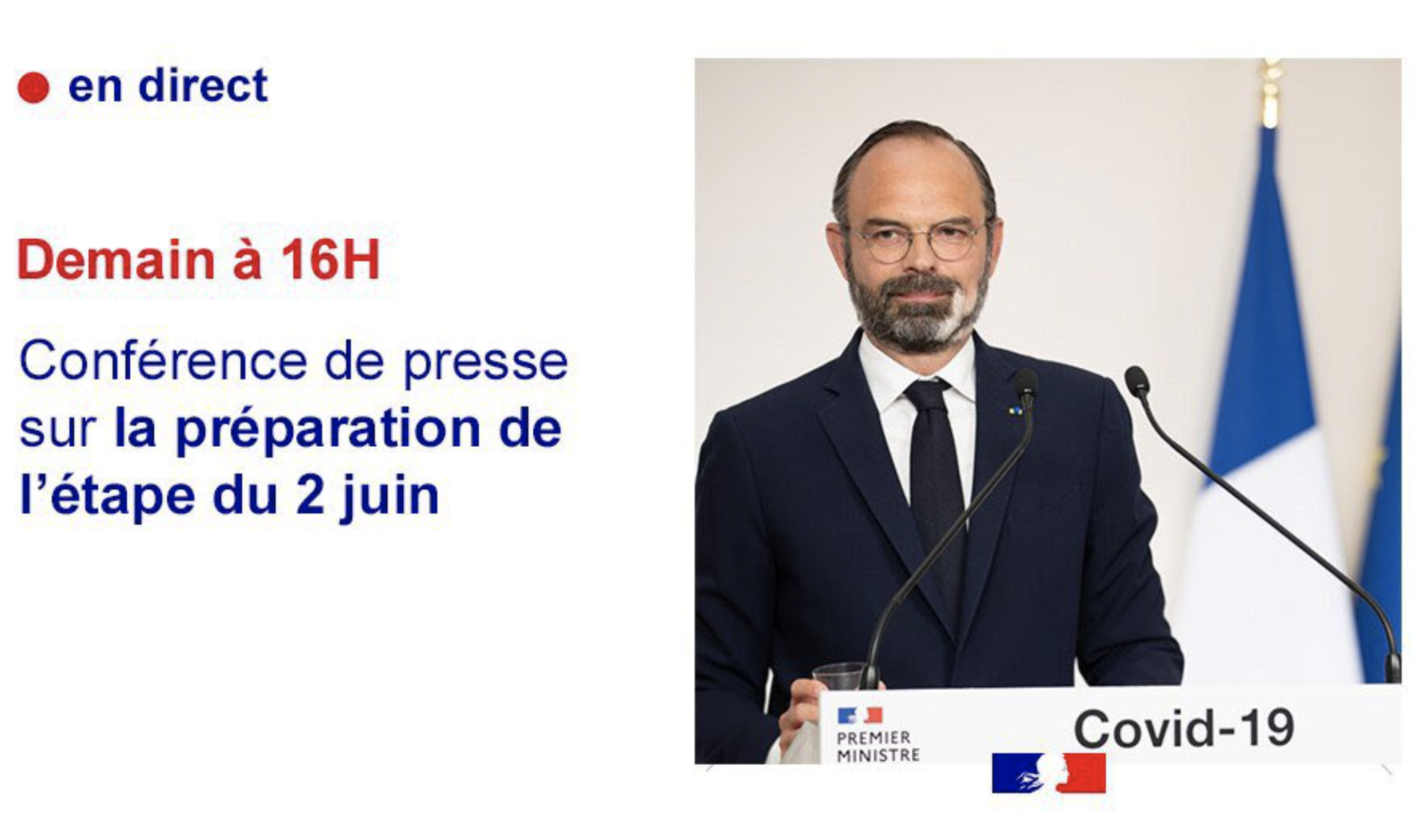Le Premier ministre franu00e7ais, Edouard-Philippe.