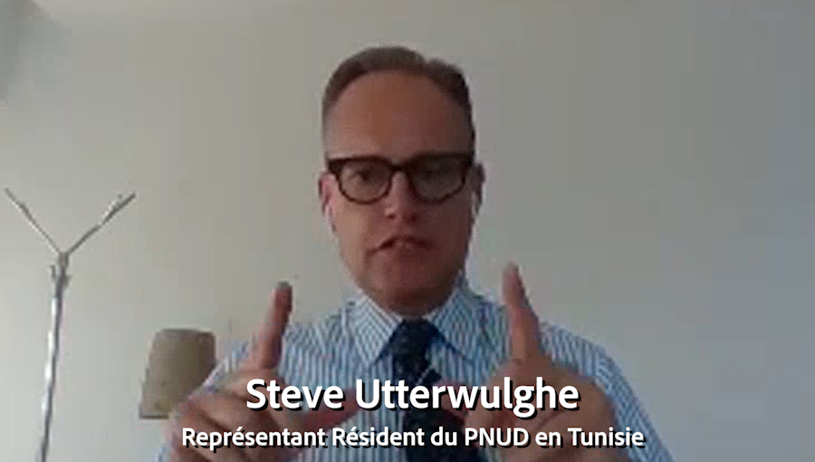 Steve Utterwulghe Représentant Résident du Le Programme des Nations unies pour le développement (PNUD) en Tunisie.
