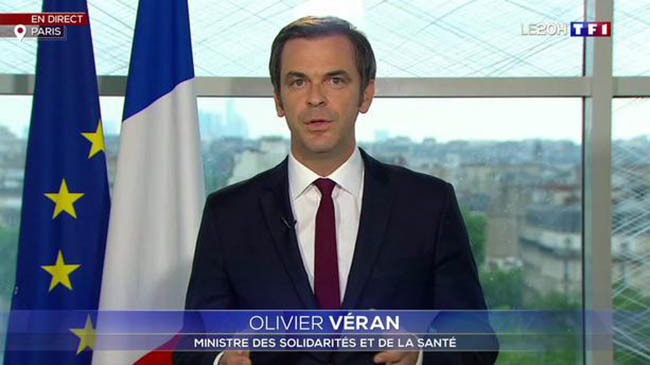 Le ministre français de la Santé, Olivier Veran.
