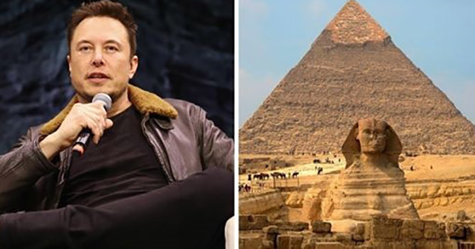 Musk ne parvient pas u00e0 imaginer comment des humains pourraient construire des pyramides avec une perfection qui du00e9passe mu00eame les capacitu00e9s des robots les plus sophistiquu00e9s. 