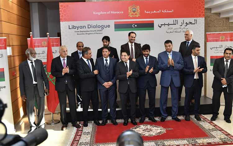 Satisfaction générale des négociateurs libyens après la conclusion de l'accord global.
