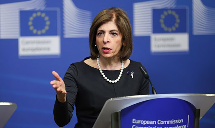 Stella Kyriakides, commissaire européenne à la Santé.