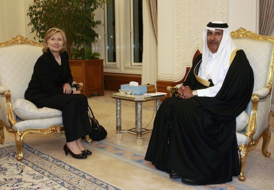 Hillary Clinton et Jassem Al Hamad. Le complot
