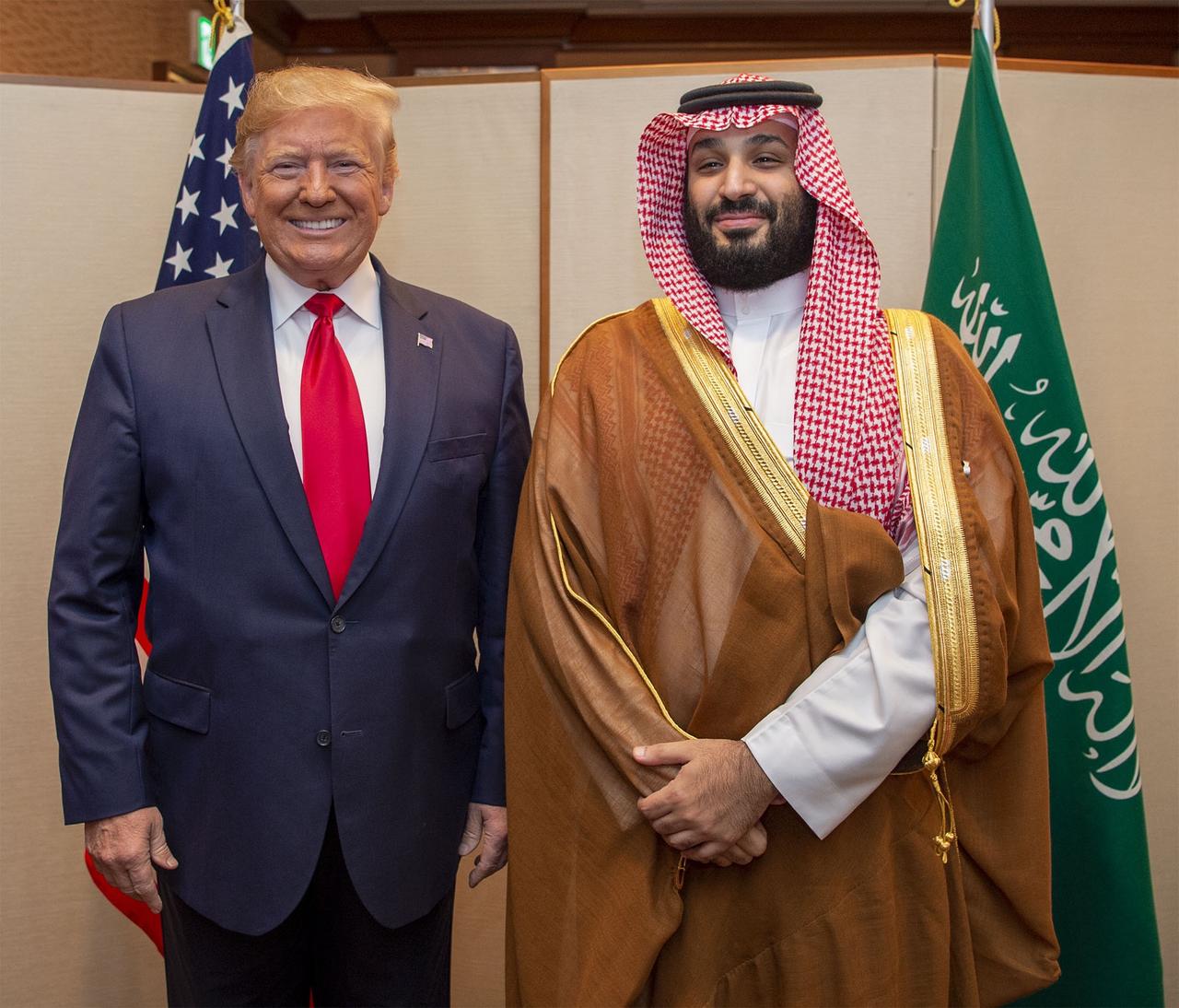 Trump avec le prince héritier d'Arabie saoudite Mohamed Ben Salman