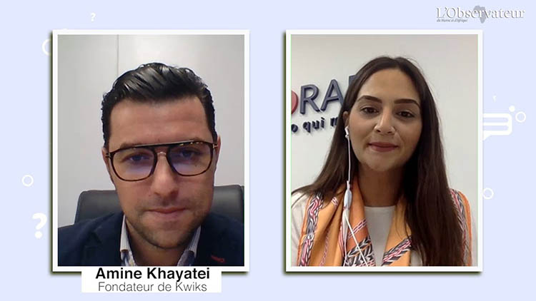 Amine Khayatei, fondateur de Kwiks