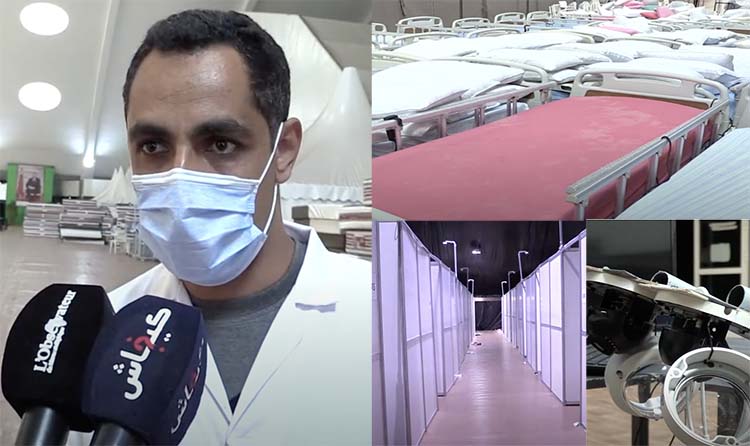 Bouabid El Abbassi, surveillant gu00e9nu00e9ral de l'hu00f4pital de campagne de Casablanca