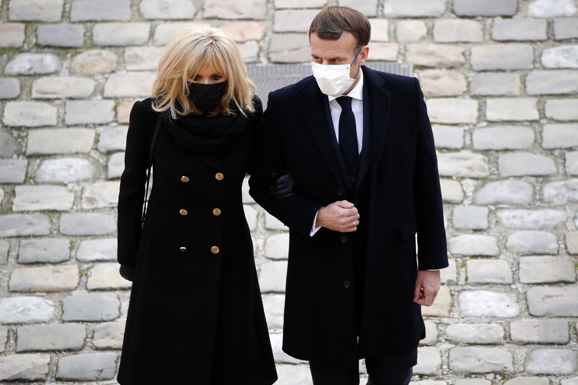 Emmanuel Macron et son u00e9pouse Brigitte MacronnCREDIT DR