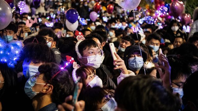 Wuhan. Célébrations sans restrictions du nouvel an