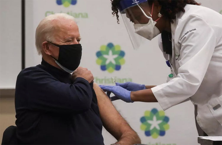 Joe Biden a lui-même déjà reçu la première dose du vaccin anti-covid19