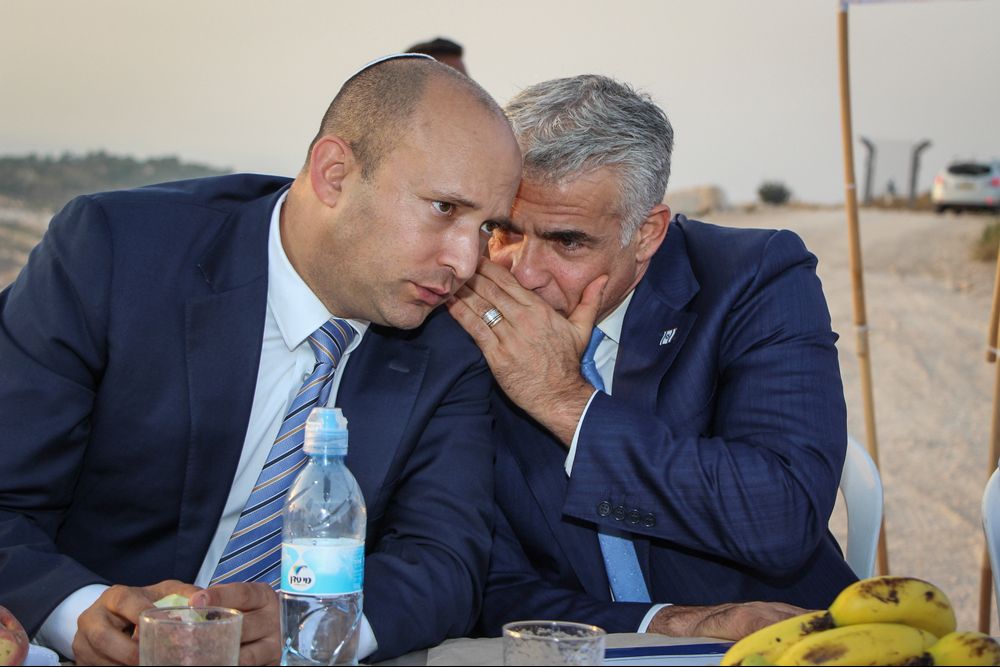 Naftali Bennett et Yair Lapid. Tout sauf Netanyahou.